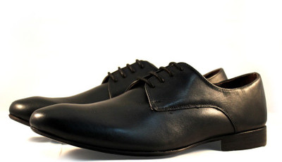 

Arden Parrot Derby Lace Up Shoes For Men(Black