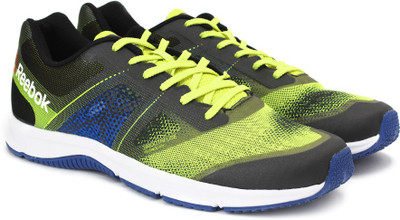 

REEBOK QUICK WIN Running Shoes For Men(Yellow, Hero yellow/iblue/blk/wht