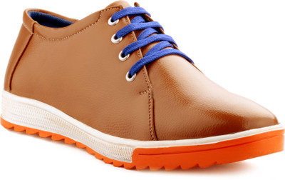 

Zebra Men's Freelance Synthetic Leather Shoes. Canvas Shoes For Men(Brown