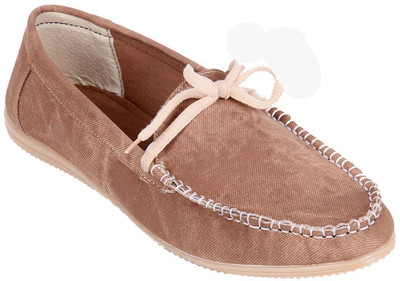 

Goyal Brown Denim Loafers For Men(Brown)