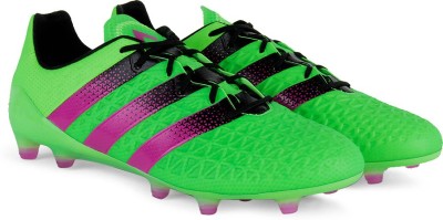 

ADIDAS ACE 16.1 FG/AG Men Football Shoes For Men(Black, Green, Pink, Sgreen/shopin/cblack