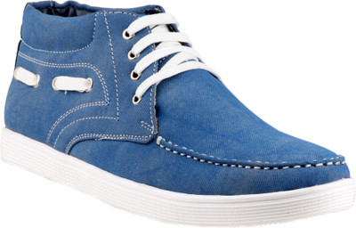 

Zebra California Style Canvas Shoes For Men(Blue