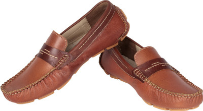 

tZaro Driving Shoes For Men(Tan