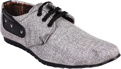 

Knoos CANVAS Sneakers For Men(Silver, Black)