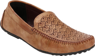 

Azzaro Black BRICS Loafers For Men(Beige