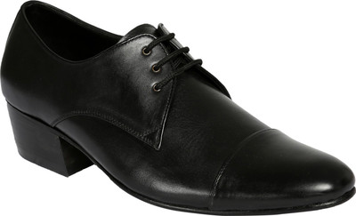 

Shoe Bazar Leather Sole Oxfords Lace Up Shoes For Men(Black