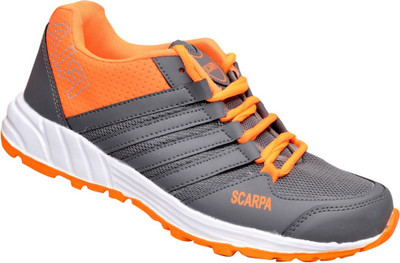 

The Scarpa Powero Running Shoes For Men(Grey, Orange