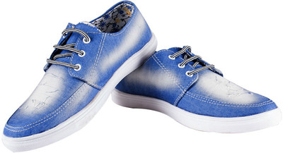

Go India Store Canvas Shoes For Men(Blue, White