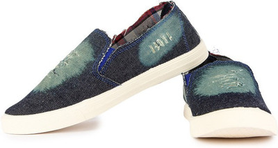 

Feather Leather Loafers For Men(Blue