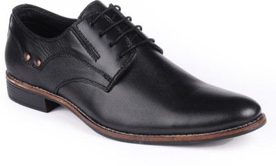 

Walker Styleways Exceptional Derby Lace Up Shoes For Men(Black, Epic black