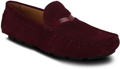 

Get Glamr Red Men's Loafers For Men(Red