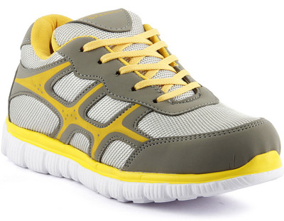 

Golden Sparrow Walking Shoes For Men(Grey, Yellow grey