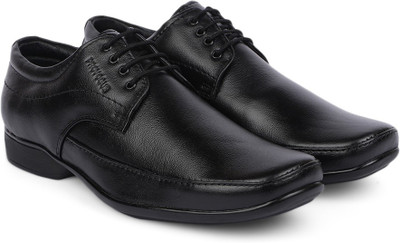 

Provogue Genuine Leather Lace up shoes For Men(Black