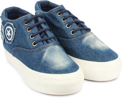 

Shoetopia Canvas Shoes For Women(Blue