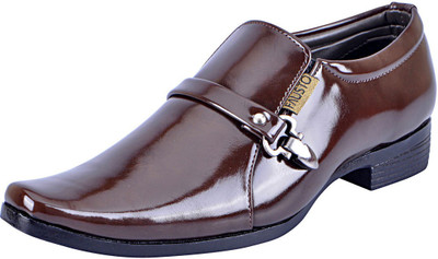 FAUSTO Party Wear For Men(Brown)