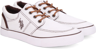 U.S. Polo Assn sneakers For Men(White, Brown, Off white