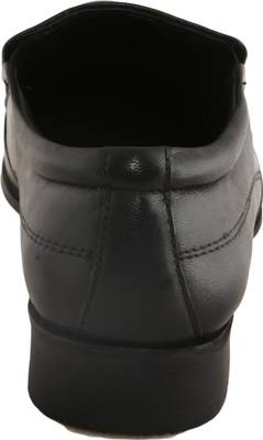 Cizmar Slip-on Shoes in Black Leather - Cizmar Formals Slip On Sh...