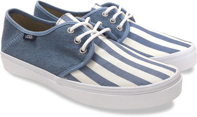 

Vans Tazie SF Sneakers For Women(Blue, White, (stripes) denim