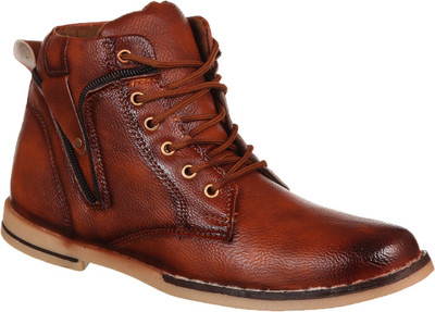 

Kraasa Warrior Men Boots For Men(Tan)