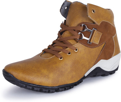

BUWCH Buwch Casuals, Boots, Party Wear, Corporate Casuals For Men And Boys Tan Color Boots For Men(Tan, Brown