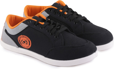 

Globalite Stumble Walking Shoes For Men(Grey, Orange, Black, Black;grey;orange