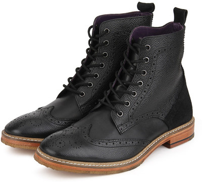 

Arden Smith Brogue Boots For Men(Black