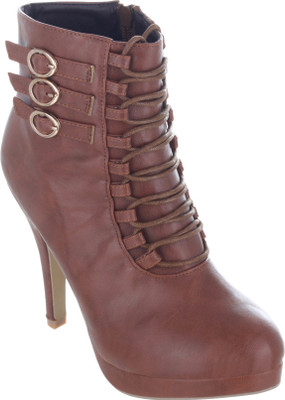 Shuz Touch Boots For Women(Tan