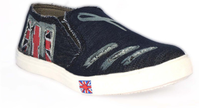 Aleg Canvas Shoes For Men(Navy, Navyblue