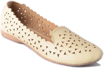 

Myra Laser Cut Bellies For Women(Beige)