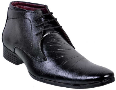 

Fescon Charming Lace Up Shoes For Men(Black)