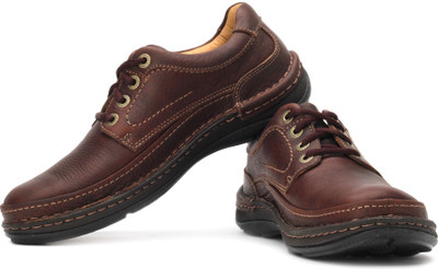 

Clarks Nature Three Corporate Casuals For Men(Brown, Black, Mahogany lea