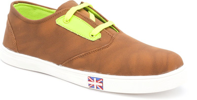 

TheWhoop Mens Brown Neon Premium Casual Shoes Sneakers For Men(Brown)