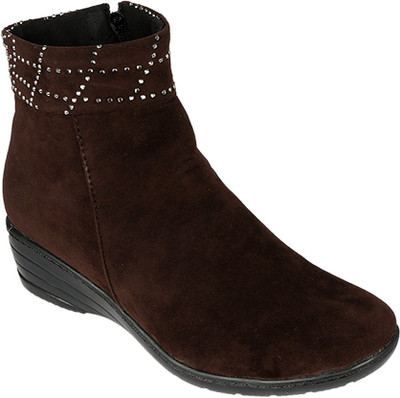 

Pink Fever Boots For Women(Brown