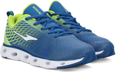 

Erke Running Shoes For Men(Blue, Royal blue/lime green