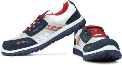 

Provogue Sneakers For Men(White, Red, Grey, Grey;red