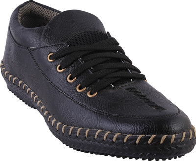 

GI Designed canvas shoes Lace Up For Men(Black