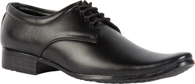 35% OFF on Renz 9002 Bk Lace Up Shoes For Men(Black)