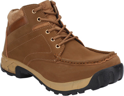 India Unltd Spartan Boots For Men(Tan
