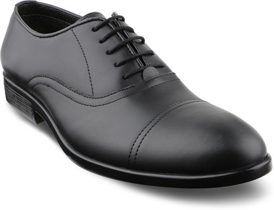 

Escaro Leather Lace Up For Men(Black