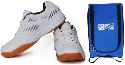 

Nivia Super Court + MD Bag Badminton Shoes For Women(White)