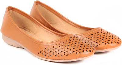 

TEN Tan Leather Bellies For Women(Tan)