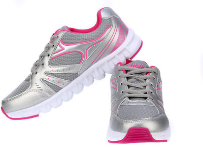 

Sparx Stylish Silver & Pink Running Shoes For Women(Silver, Pink)
