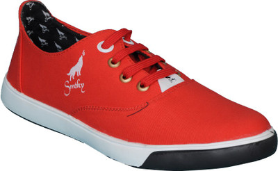 

Smoky Canvas Red Stylish shoes Canvas Shoes For Men(Red)