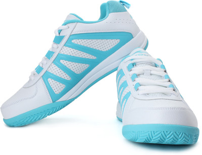 

Erke Tennis Shoes For Men(Blue, White), White;sky blue