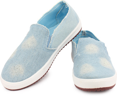 

Shoetopia Slip On Sneakers For Women(Blue