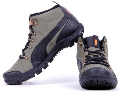 

Puma SilicisMid HC DP Men Outdoors Shoes For Men(Grey), Burnt olive-orange
