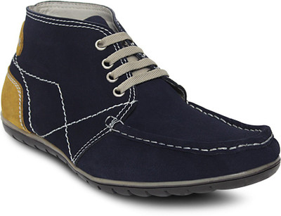 

Get Glamr Color Block Boots For Men(Blue