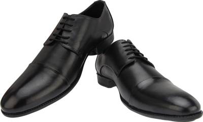 Brigit Derby Shoes Black Lace Up