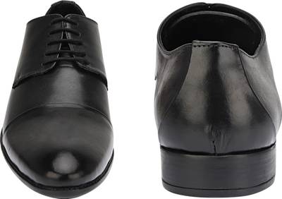 Brigit Derby Shoes Black Lace Up