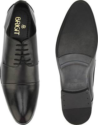 Brigit Derby Shoes Black Lace Up